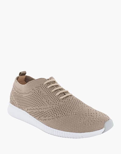 Nina Wingtip Sneaker in TAUPE for $159.95