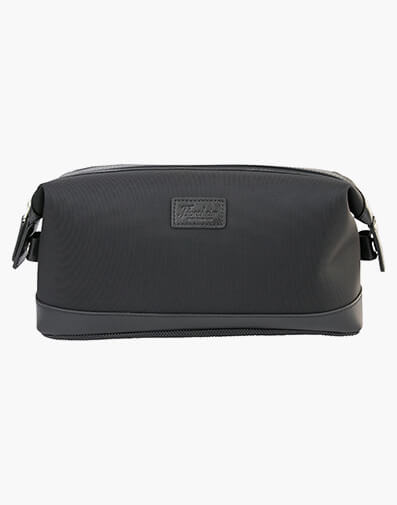 Galway Nylon & Leather Toiletry Bag in BLACK for $59.80