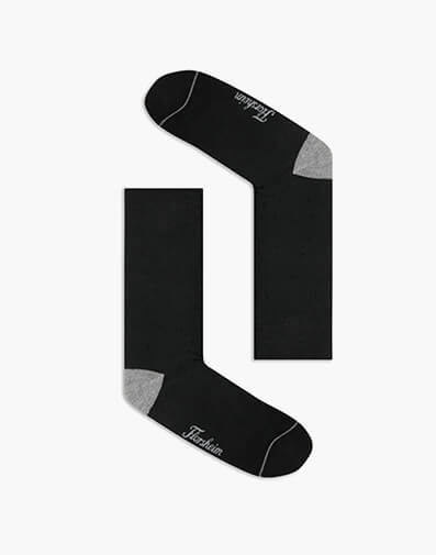 Plain Sock Bamboo Sock  in BLACK for $12.95