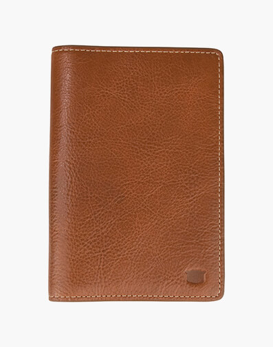 Newark Leather Travel Wallet in TAN for $79.96