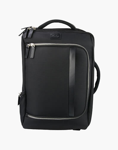 Impact Nylon & Leather Backpack in BLACK for $160.97