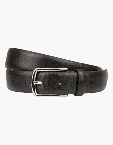 Newman  Classic Leather Belt in NERO for $47.96