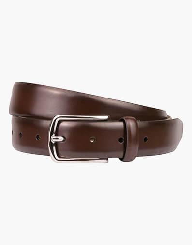 Newman  Classic Leather Belt in BROWN for $47.96