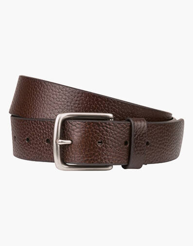 Ford  Casual Leather Belt in DARK BROWN for $39.80