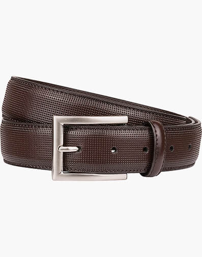 Sinclair Belt Perf Leather Belt in BROWN for $47.96