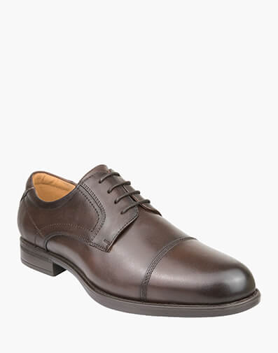Fairfield Cap Toe Derby in BROWN for $189.95