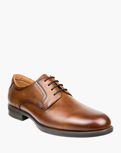 Brookfield Plain Toe Derby in TAN for $189.95