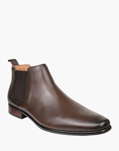 Barret Plain Toe Chelsea Boot in BROWN for $169.95