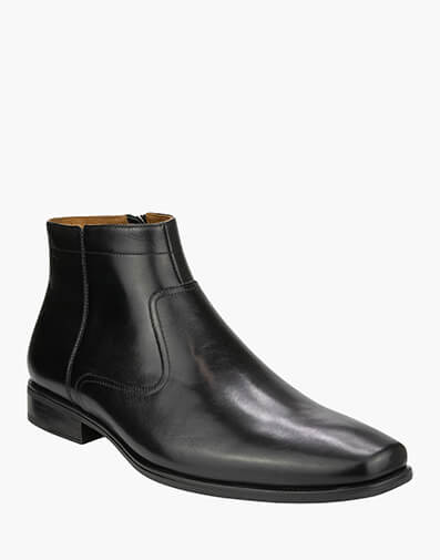 Jackson Zip Boot Plain Toe Zip Boot in BLACK for $179.95