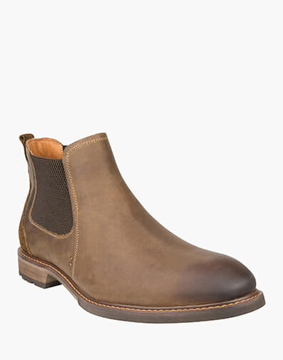 Lodge Chelsea Plain Toe Chelsea Boot  in BROWN for $139.80