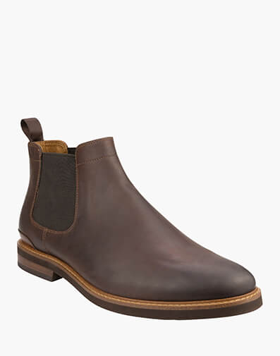 Highland Chelsea Plain Toe Gore Boot in BROWN for $153.97