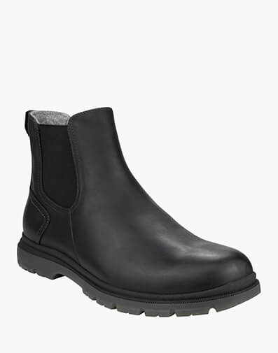Lookout Chelsea Plain Toe Chelsea Boot in BLACK for $159.80