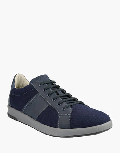 Crossover Wool Lace To Toe Sneaker in NAVY for $79.80