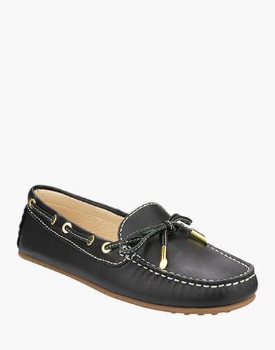 Connie Moc Toe Loafer in BLACK for $113.97
