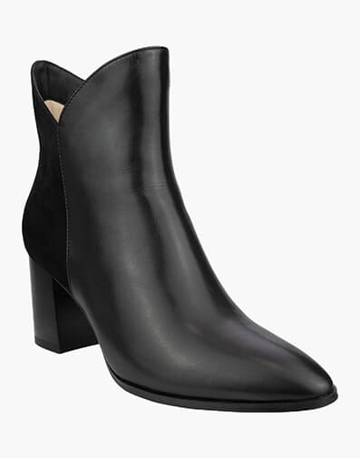 Fiona Plain Toe Ankle Boot in BLACK for $207.96