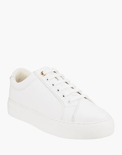 Sandra Plain Toe Sneaker in WHITE for $199.95