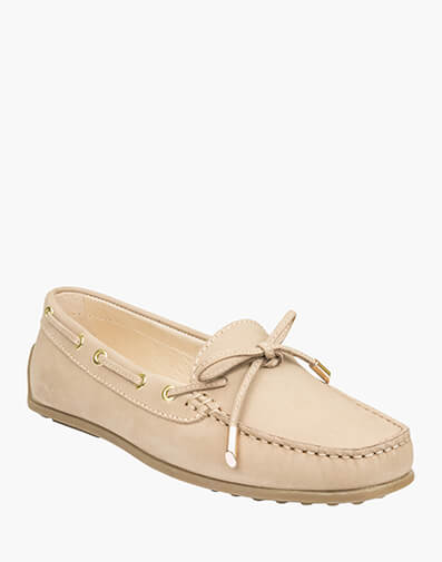 Aspe Moc Toe Loafer in NUDE for $189.95