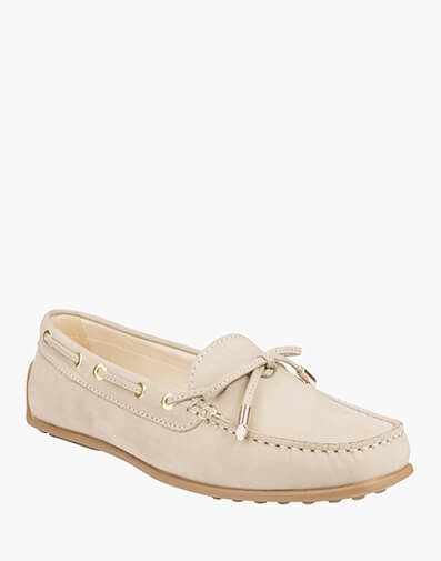 Aspe Moc Toe Loafer in STONE for $109.80