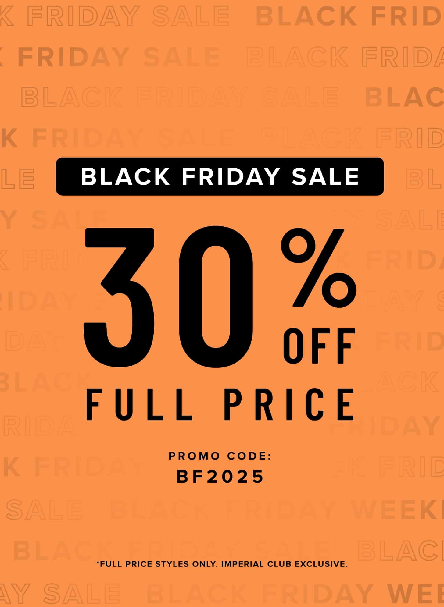  Nov - Black Friday Sale 30% Off Storewide 