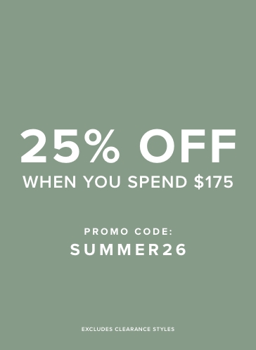  Jan - 25% Off When You Spend $175