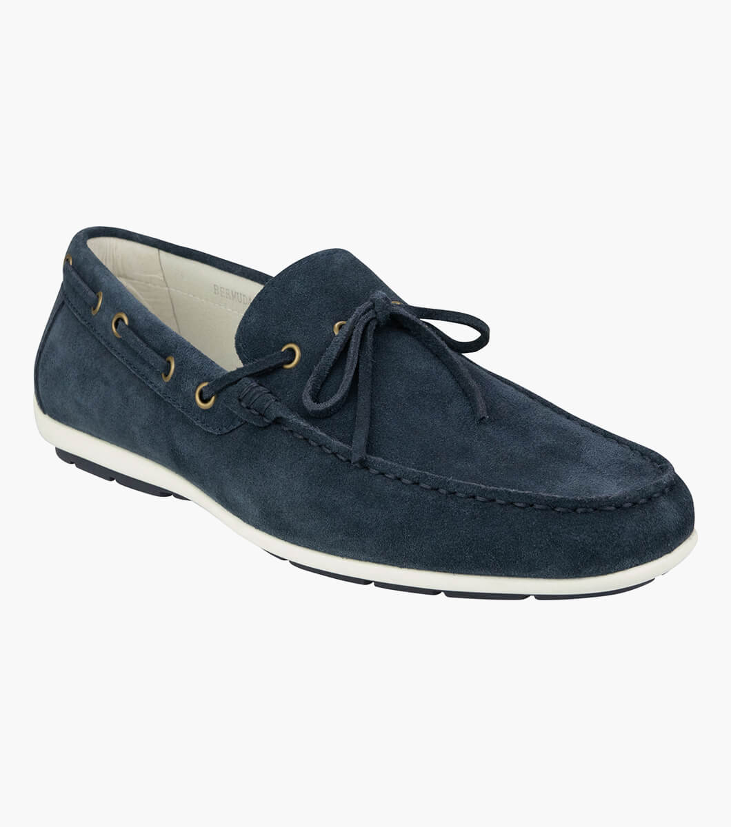 Bermuda Tie Moc Toe Boat Shoe Men’s Loafers | Florsheim.com