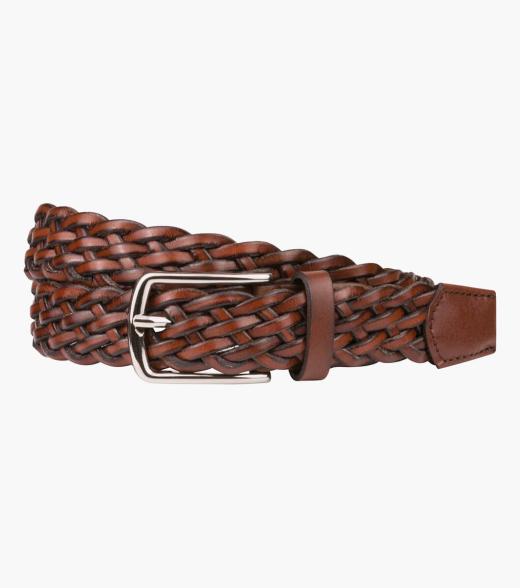 Neeson Leather Braid Belt Men’s Belts | Florsheim.com