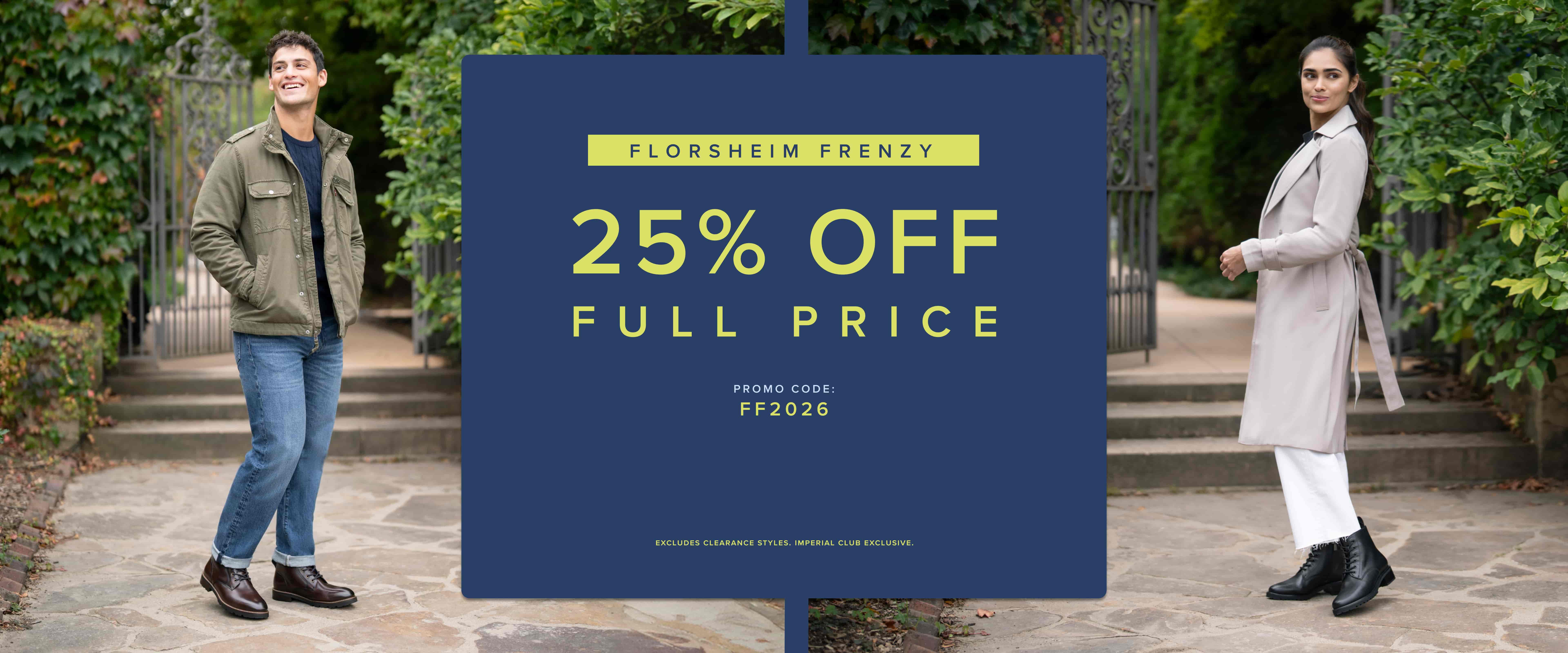 July 25% Off Full Price