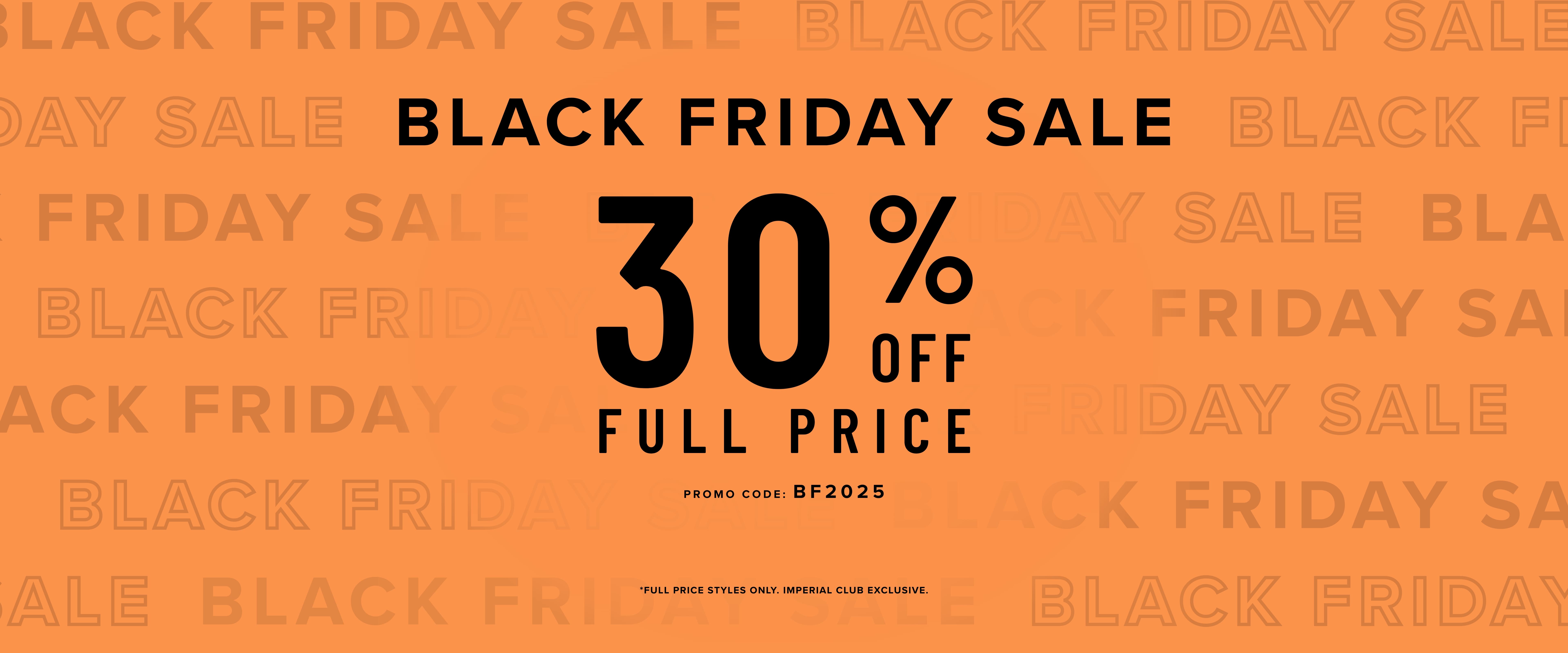 Nov - Black Friday Sale 30% Off Storewide 