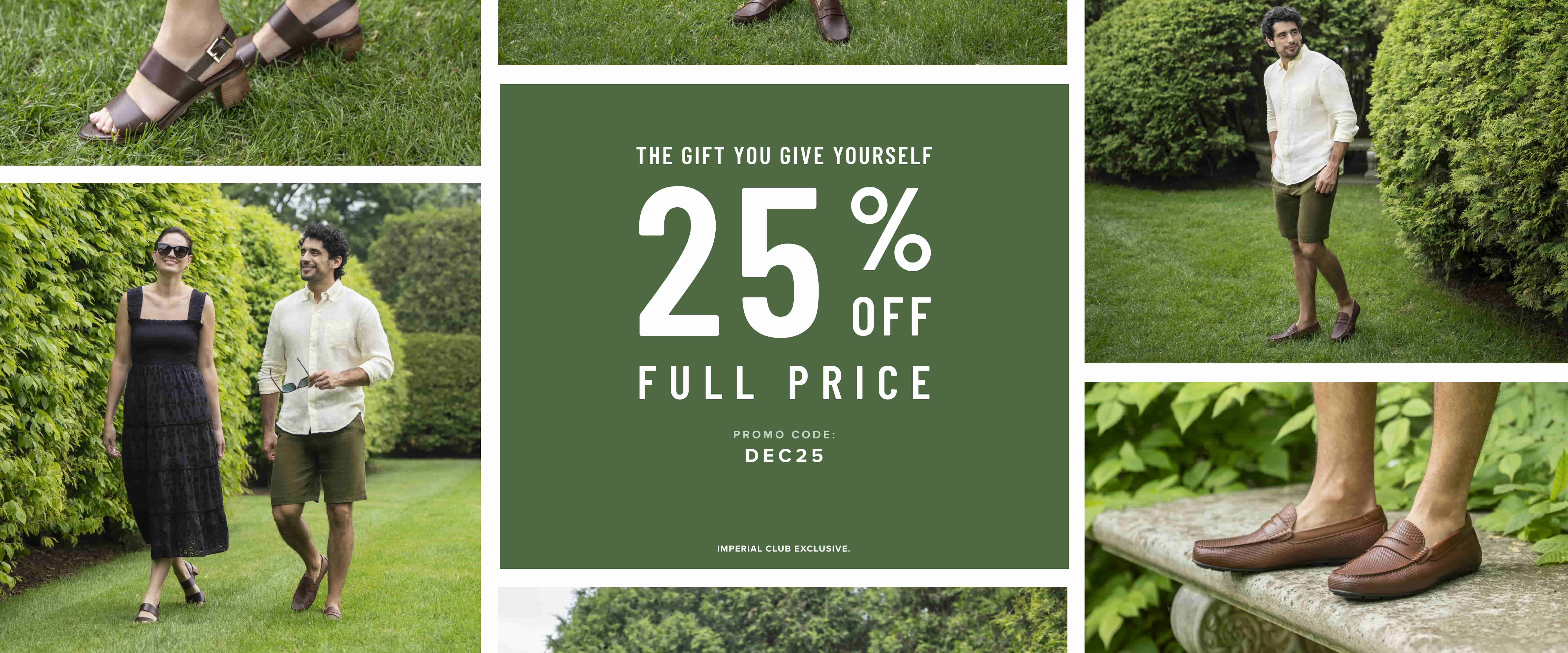 Dec - 25% Off Full Price