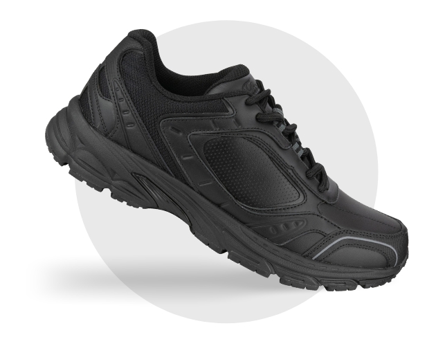Shop Florsheim's Sterling School Shoe with Medium E Width in Black.