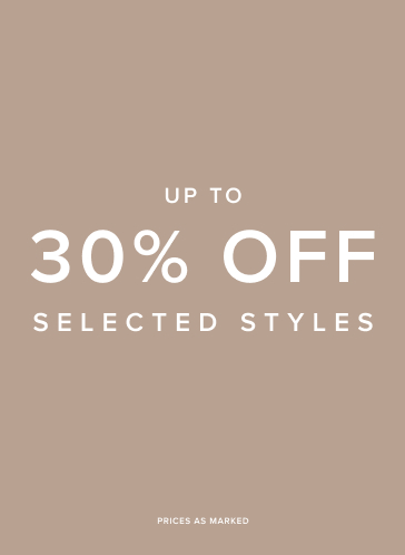  April - Up to 30% Off Selected 