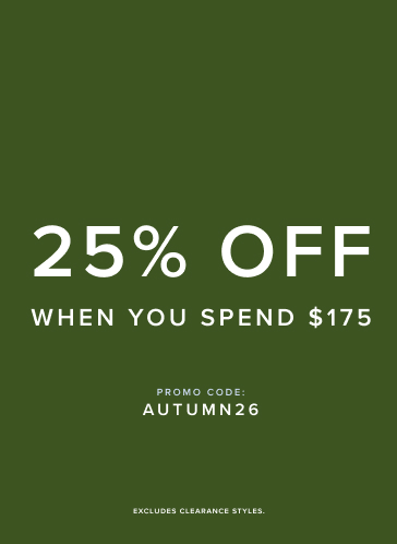  May - 25% Off When You Spend $175