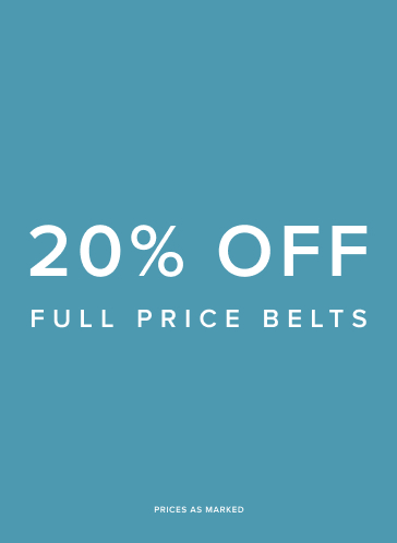  May - 20% Off Belts Promo 
