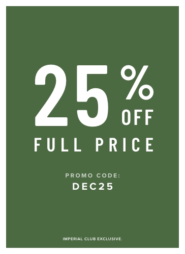  Dec - 25%Off Full Price 