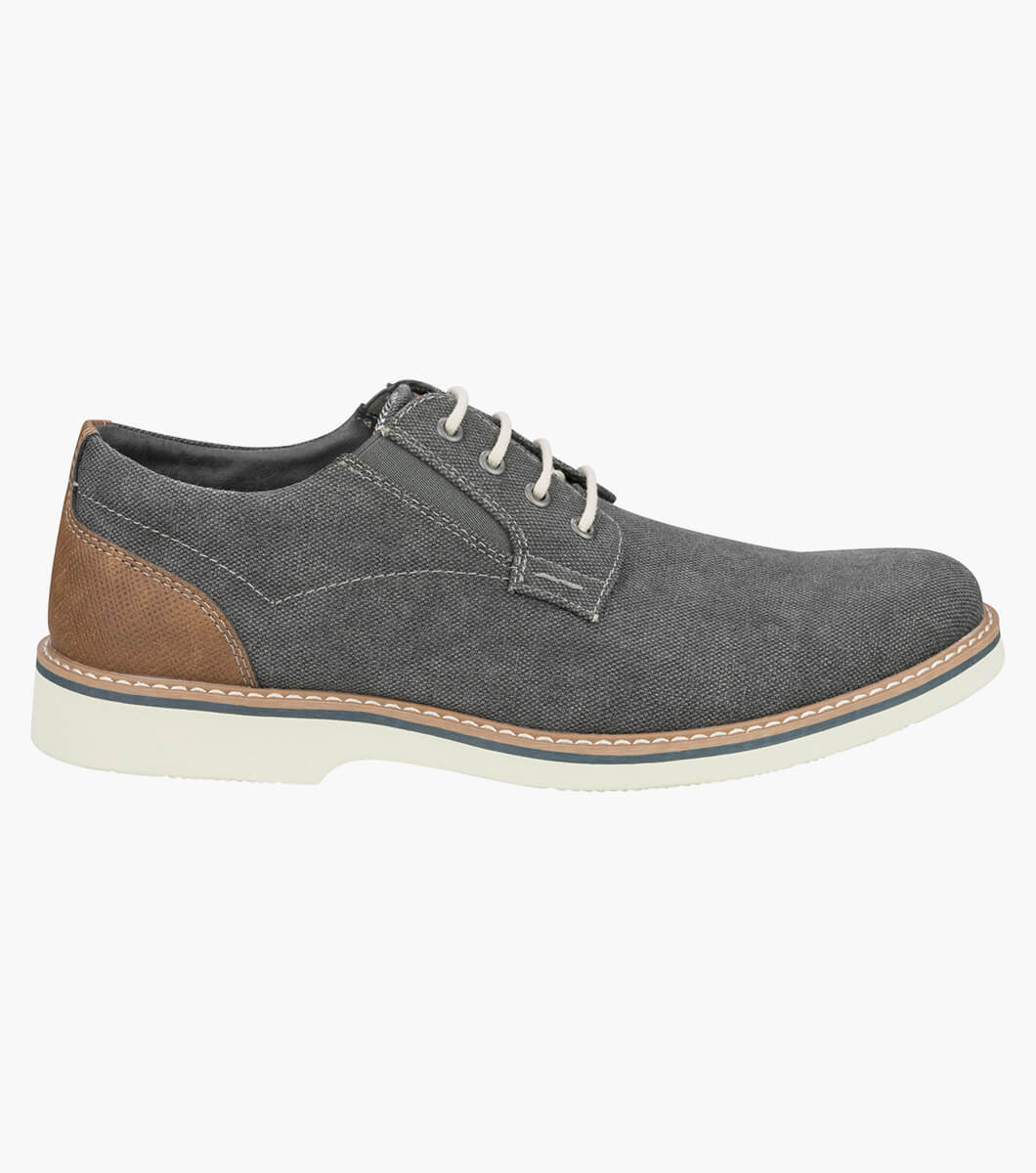 Barklay Canvas Plain Toe Derby Men’s Casual Shoes | Florsheim.com