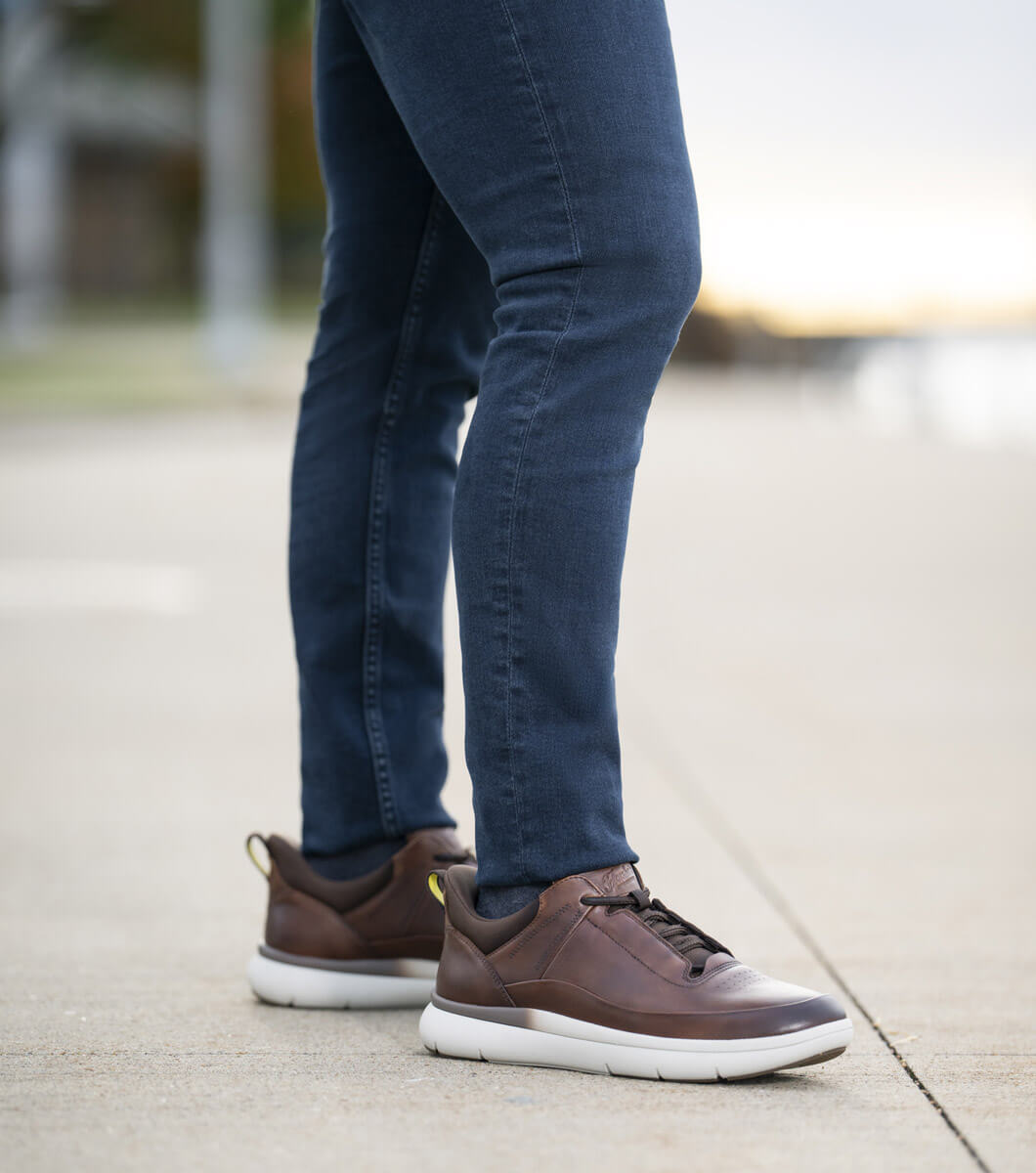 Fortress Sneaker in BROWN Rotate View