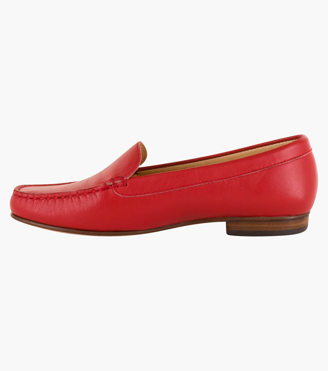 mocalaureat flat red sole loafers