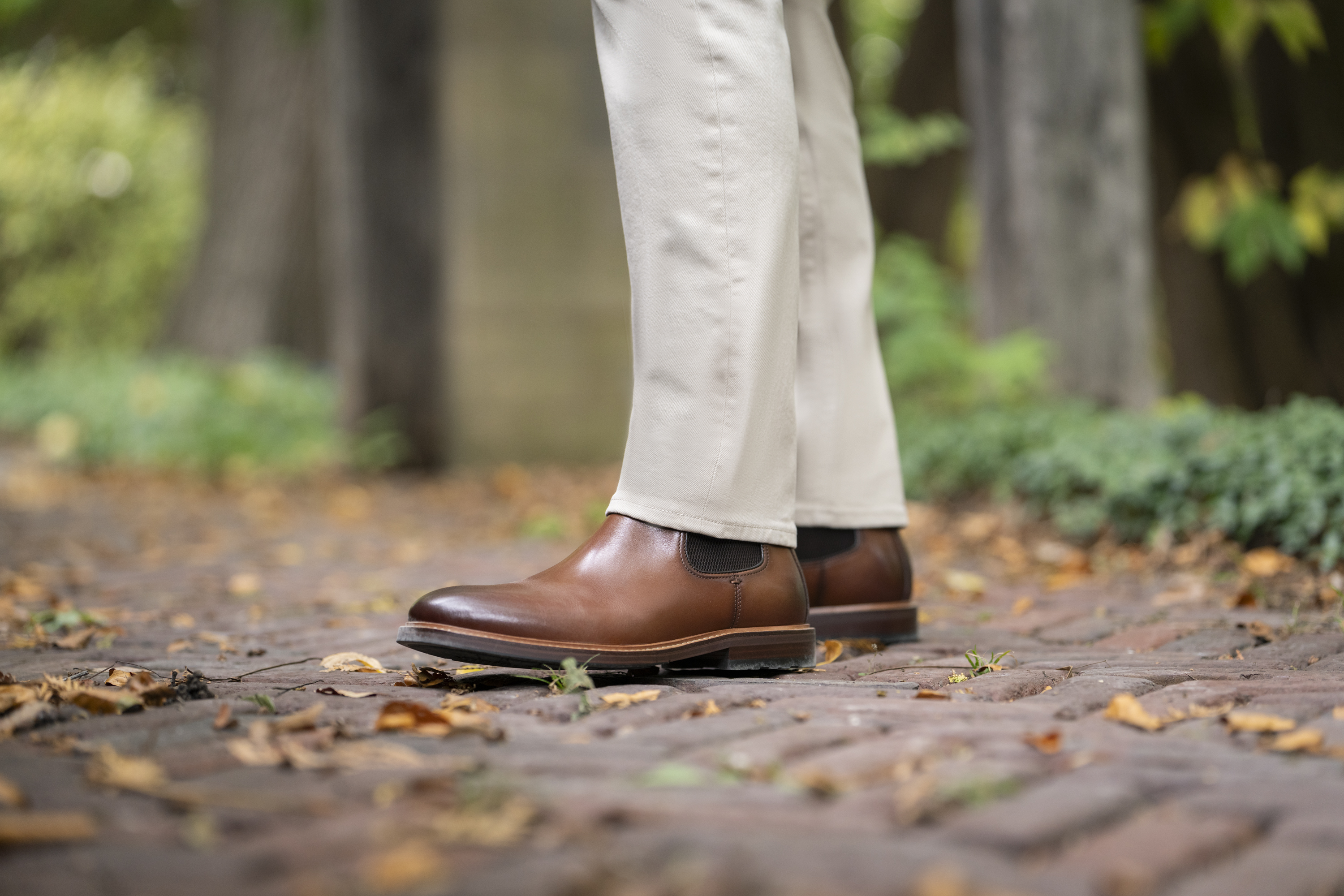 Image featuring the Anthem Chelsea Lace to Toe Sneaker in Brown Calf.