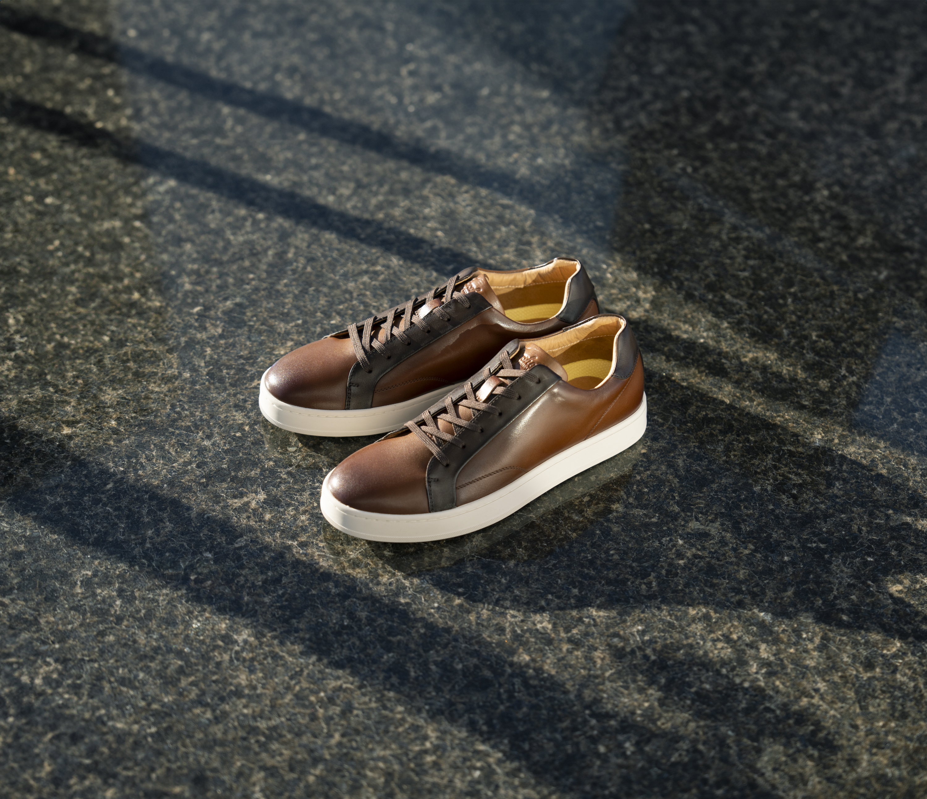 Image featuring the Monopoli Lace to Toe Sneaker in Cognac.
