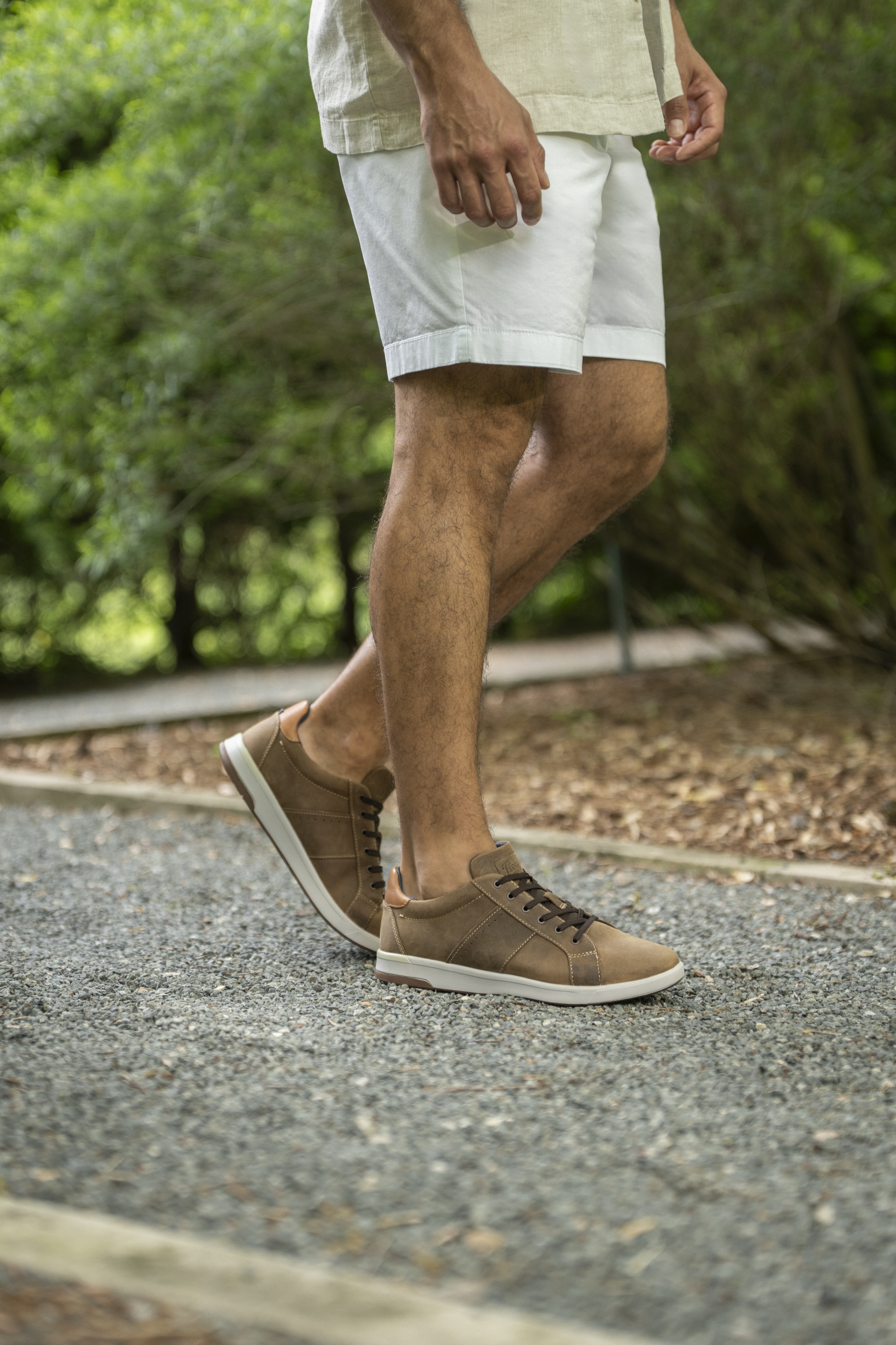 Image featuring the Crossover Lace To Toe Sneaker in Mushroom.