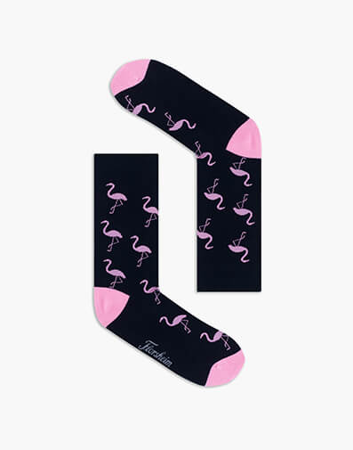 Flamingo Cotton Jacquard Sock 