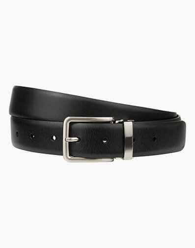 Hoffman Leather Belt  in BLACK for $67.46