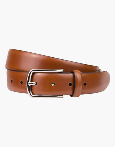 Newman  Classic Leather Belt in TAN for $59.95
