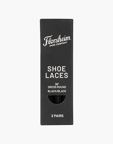 Dress Laces - 91cm Dress Shoe Laces in BLACK for $11.95