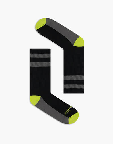 Sports Crew Crew Sock in BLACK for $6.80