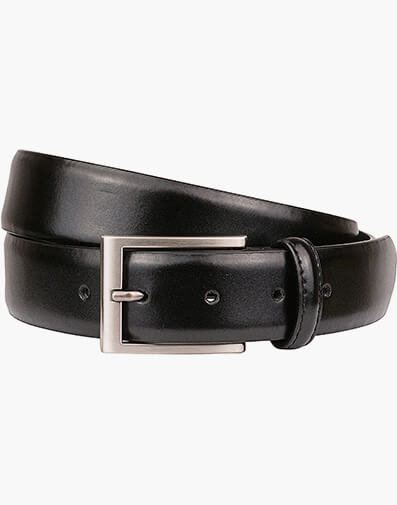 Carmine Belt Genuine Leather Belt in BLACK for $69.95