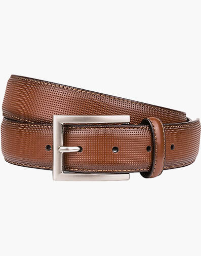 Sinclair Belt Perf Leather Belt in COGNAC for $59.95