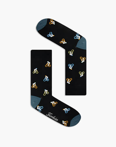 Tour Cotton Jacquard Sock in BLACK for $6.80