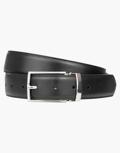 Grant Belt Dress Belt in BLACK for $55.96