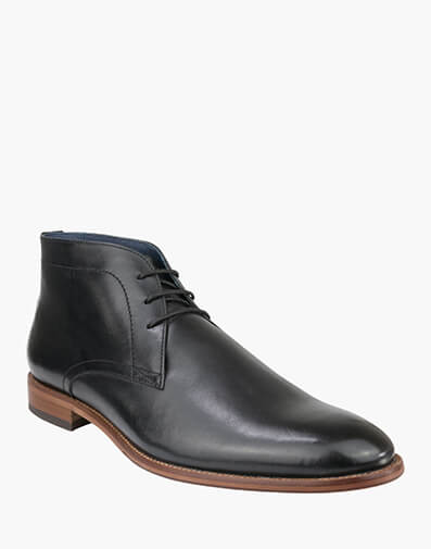 Flex Chukka Plain Toe Chukka Boot in BLACK for $99.80